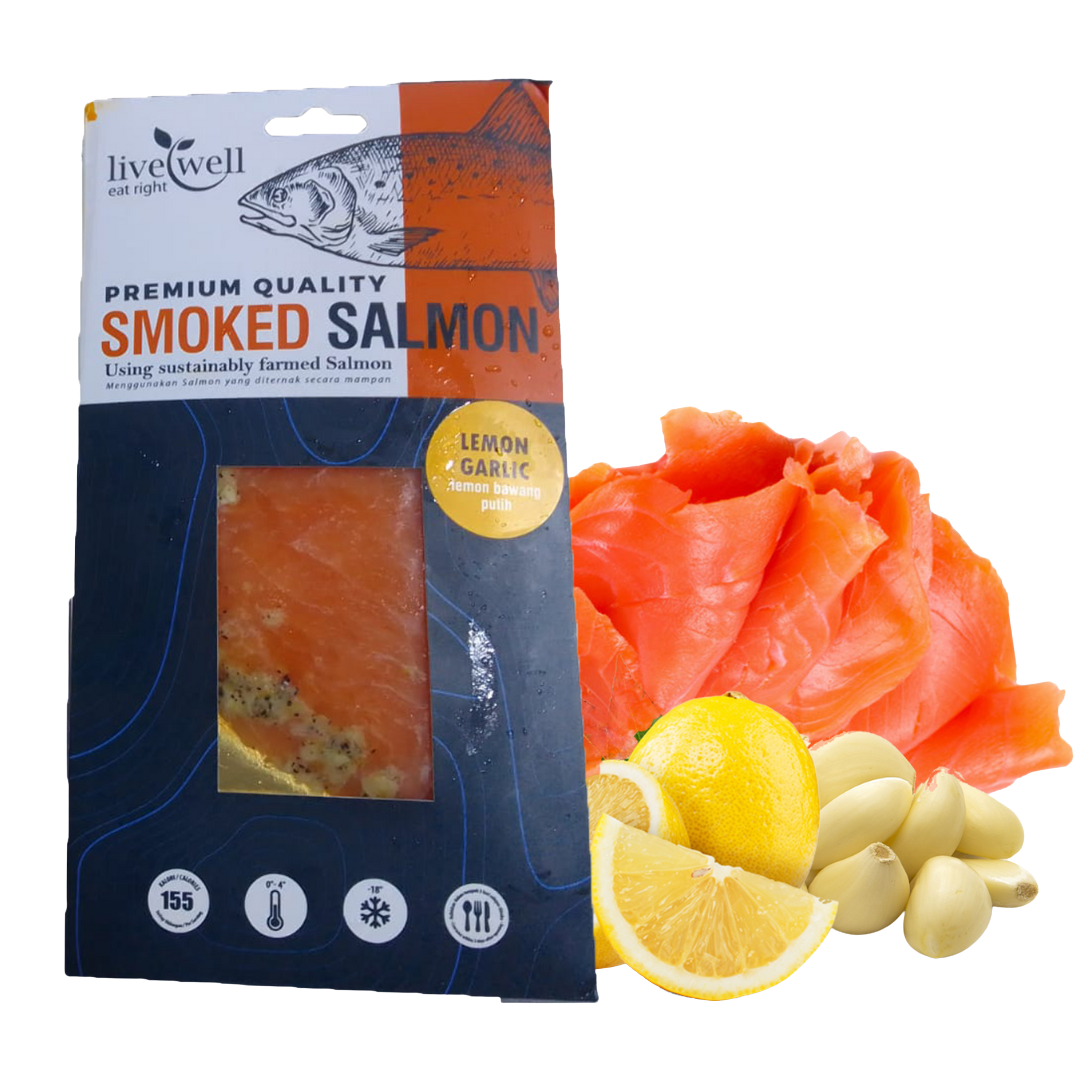 Lemon Garlic Cold Smoked Salmon